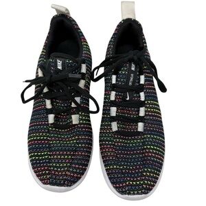 NIKE Viale SE GS Flyknit Rainbow Sneakers Athletic Running Shoes Kids Size 4.5